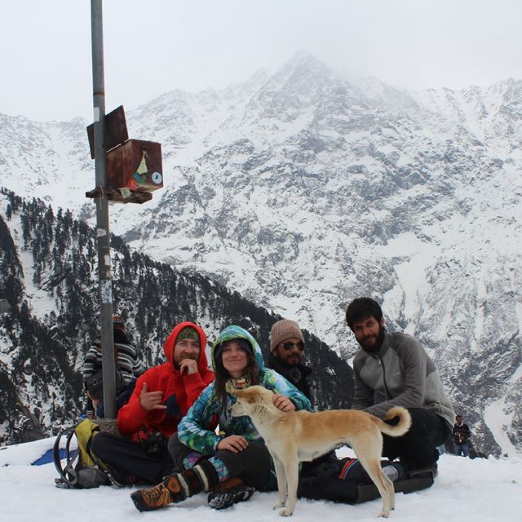 Triund- Behind the mighty Indrahar range