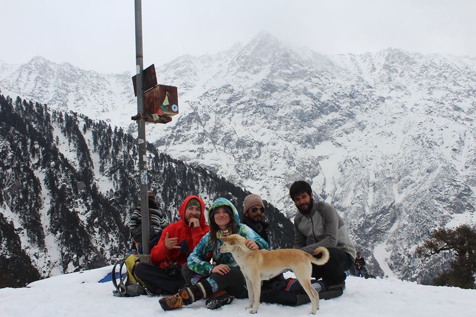 Triund- Behind the mighty Indrahar range